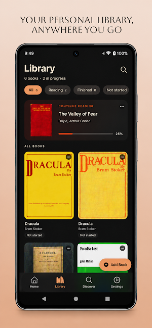 Folio Offline Audiobook Reader Screenshot 1
