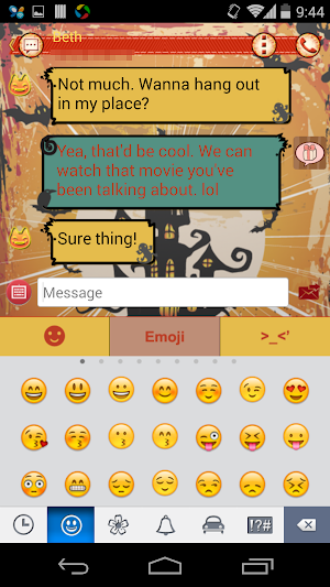 Handcent 6 (Halloween 2013) Screenshot 2