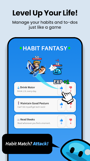 Habit Fantasy: ToDo&Habit RPG Screenshot 0