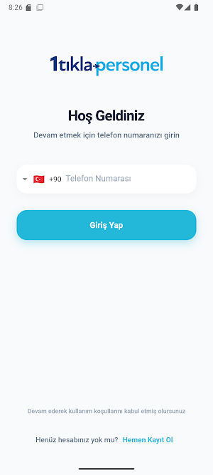 1 Tıkla Personel Screenshot 0