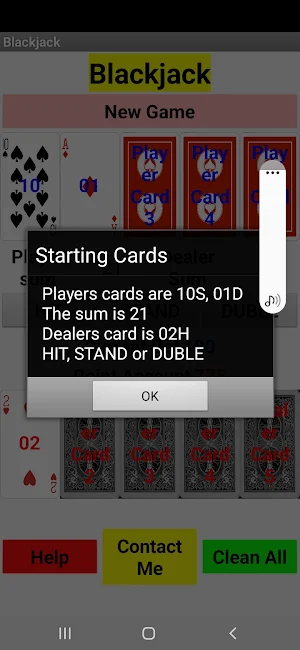 Blackjack Accessible screenshot 1