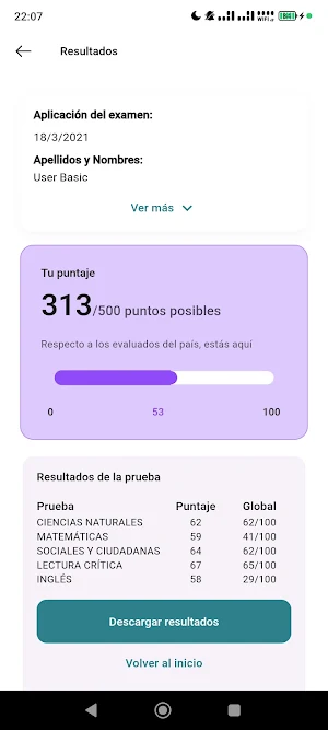 Mi Icfes Screenshot 0