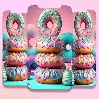 Donut : Kawaii Food Wallpaper