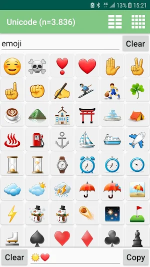 unicode Screenshot 1