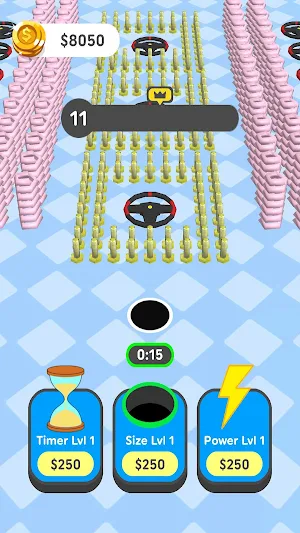 Collect & Fill- Car Hole Games Screenshot 1