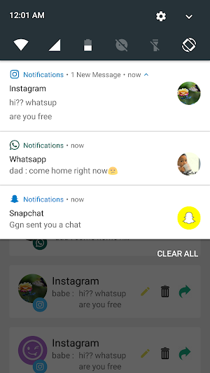 Fake Notifications Screenshot 0