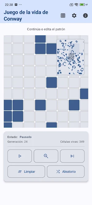 Juego de la vida de Conway Screenshot 3