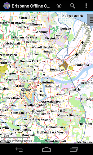 Brisbane Offline City Map Screenshot 0