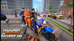 US Police Bike 2020: Prisoner Transport Game Screenshot 3