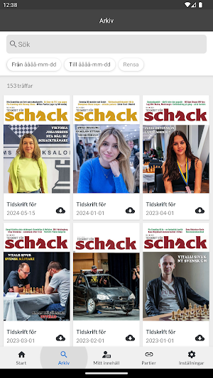 Tidskrift för Schack Screenshot 3