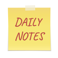 Daily Notes - Notepad