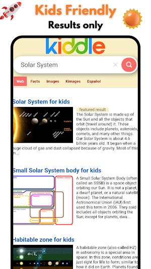 Zibble : The Kids Browser Screenshot 1