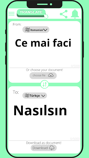 Turkish - Romanian Translator Screenshot 2