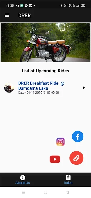 DRER Delhi RoyalEnfield Riders Screenshot 0