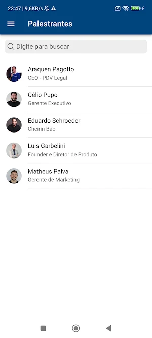 Convenção Pdv legal Screenshot 1