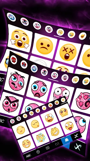 Purple Wolf Guardian Keyboard Background Screenshot 3