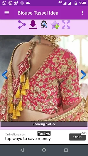 Blouse Tassel Idea Gallery Screenshot 2