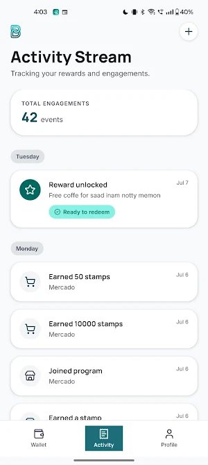 Bwallet - BrandLoyalty Screenshot 0