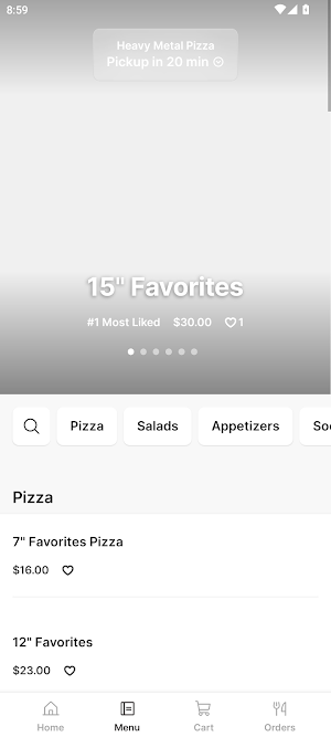 The Heavy Metal Pizza Screenshot 1