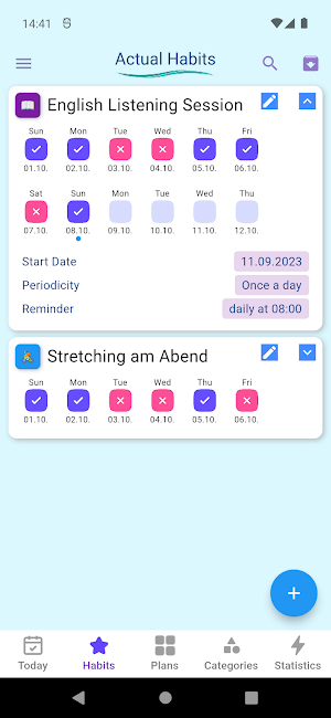 My Habits Screenshot 1