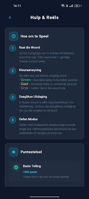 Woordraai-Afrikaans Woordspel Screenshot 2