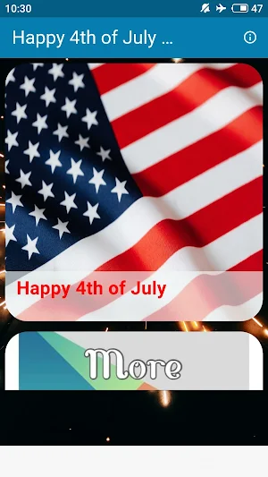 Happy 4th of July Greetings Screenshot 0