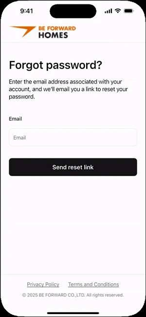 BF Homes - Agent Portal Screenshot 1