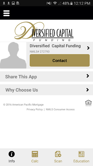 Diversified Capital Funding Screenshot 0