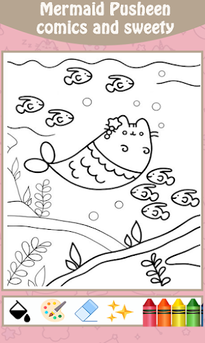 Pusheen Cat coloring book Screenshot 1