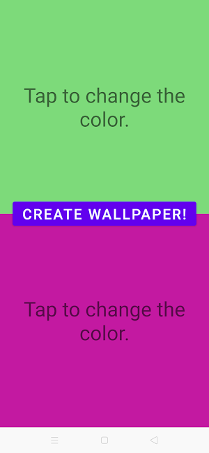 Bicolor Wallpaper Creation Screenshot 0