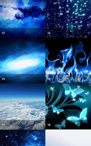 blue wallpaper Screenshot 2
