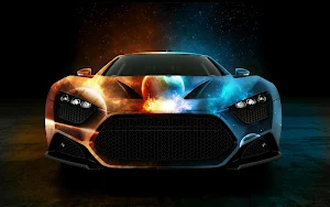 Neon Cars Live Wallpaper HD: backgrounds & themes Screenshot 3