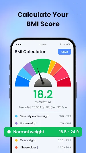 BMI Calculator Screenshot 2