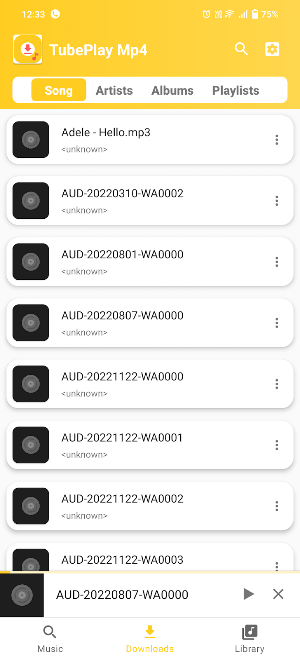 Tube Mp3 Player Music Download Screenshot 2
