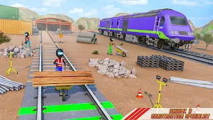 Grand Construction Excavator: Red Imposter Game Screenshot 1