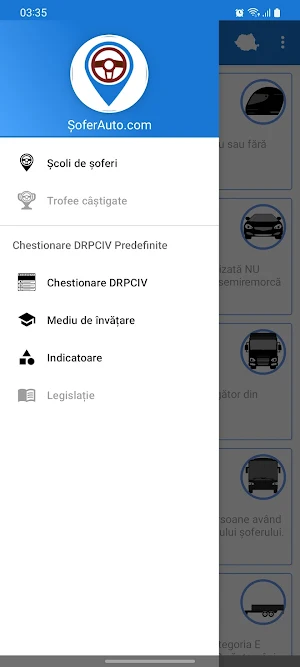 Șofer Auto Chestionare Screenshot 0