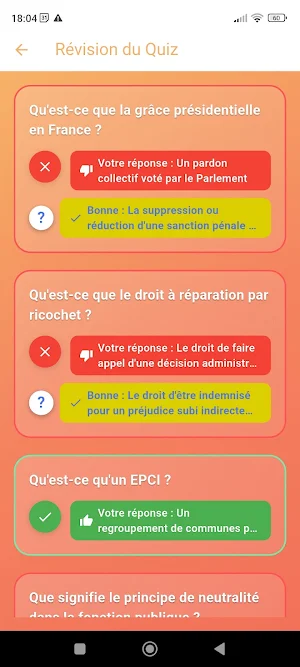 Quiz Concours Culture générale Screenshot 2