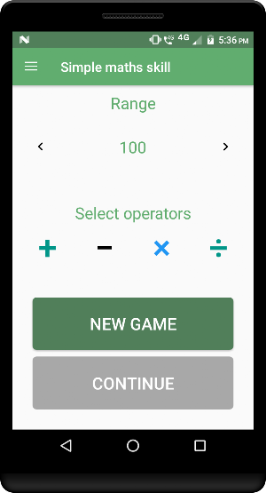 Simple maths skill Screenshot 0