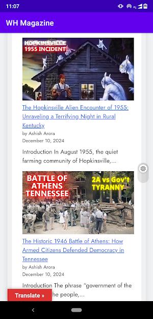 WH Magazine Screenshot 1