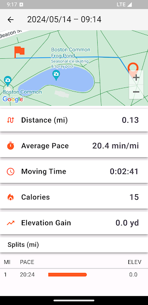 Just Run - Activity Tracker Screenshot 2