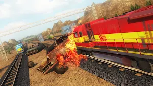 Chained Trains 3D - Multiplayer Racing Screenshot 1