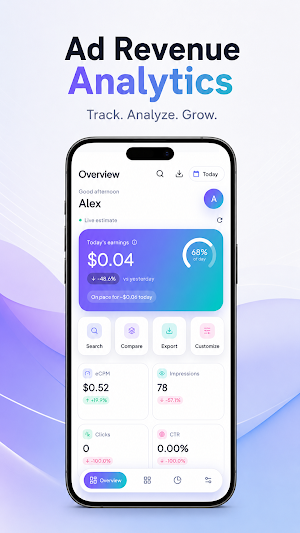AdLens: AdMob Revenue Tracker Screenshot 0