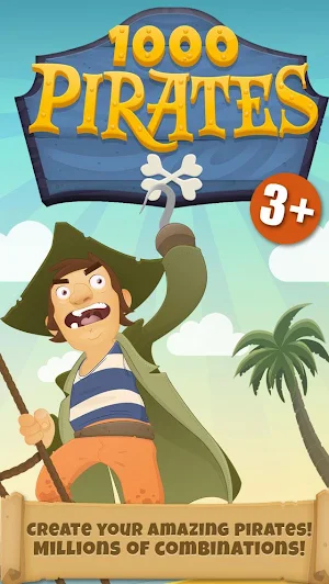 1000 Pirates Dress Up for Kids Screenshot 0