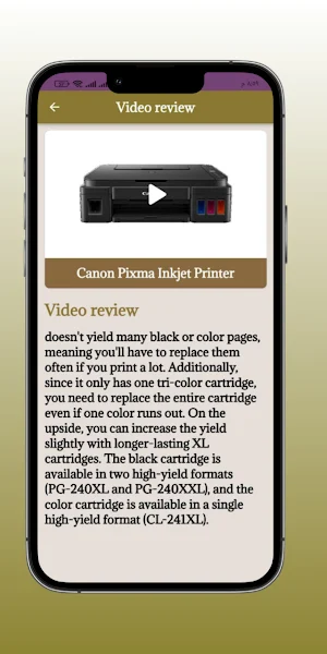 Canon Pixma Inkjet help Screenshot 1