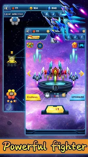 Galaxy Invader War-thunder fighter shooting game Screenshot 2