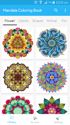 Mandala coloring book Screenshot 0