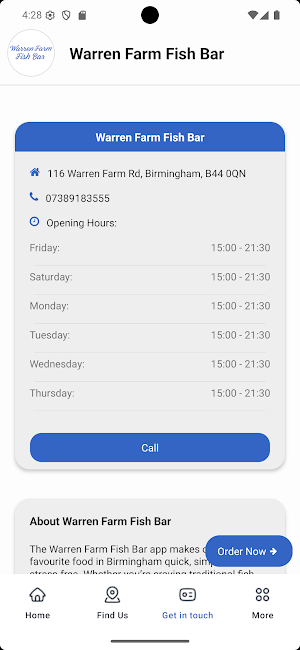 Warren Farm Fish Bar Screenshot 1