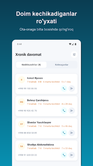 Inspektor — maktab davomati Screenshot 1