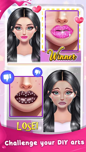 Fashion Lip Art Makeup Merge Screenshot 3