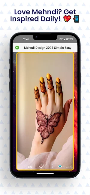 Mehndi Design 2025 Simple Easy Screenshot 2